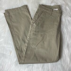 Khaki Wide Leg Jeans